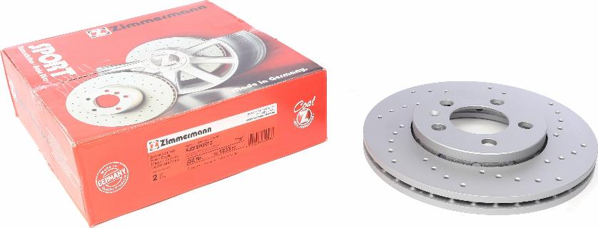 Zimmermann 100.1233.52 - Brake Disc onlydrive.pro