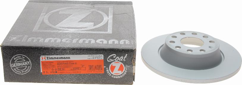 Zimmermann 100.3315.20 - Brake Disc onlydrive.pro