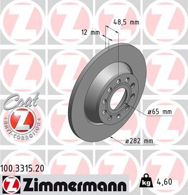 Zimmermann 100.3315.20 - Jarrulevy onlydrive.pro