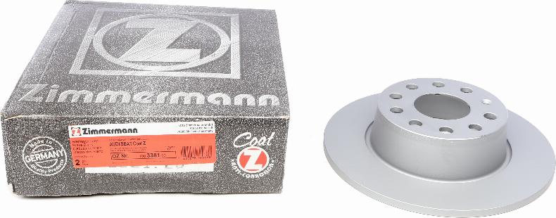 Zimmermann 100.3381.20 - Тормозной диск onlydrive.pro