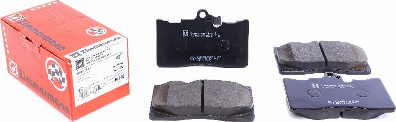 Zimmermann 24965.175.1 - Brake Pad Set, disc brake onlydrive.pro