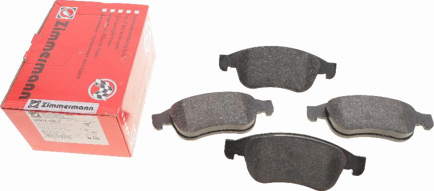 Zimmermann 24914.180.1 - Brake Pad Set, disc brake onlydrive.pro