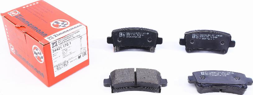 Zimmermann 24421.170.1 - Brake Pad Set, disc brake onlydrive.pro