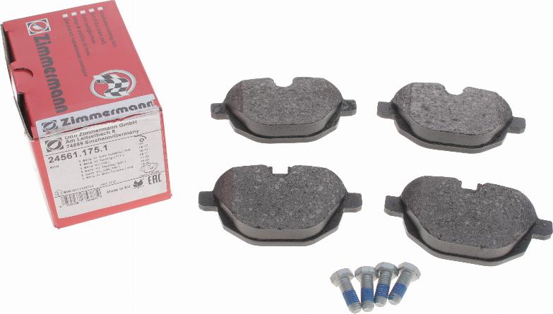 Zimmermann 24561.175.1 - Brake Pad Set, disc brake onlydrive.pro