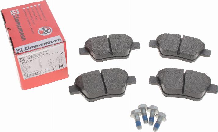 Zimmermann 24563.165.1 - Brake Pad Set, disc brake onlydrive.pro