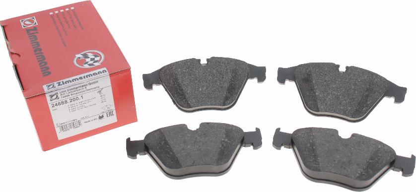 Zimmermann 24688.200.1 - Brake Pad Set, disc brake onlydrive.pro