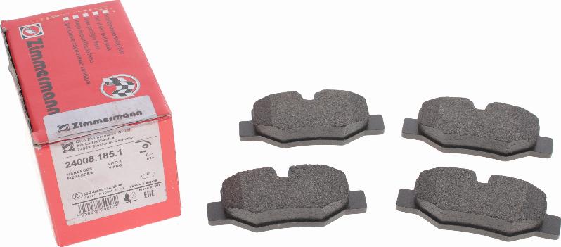 Zimmermann 24008.185.1 - Brake Pad Set, disc brake onlydrive.pro