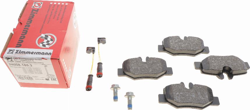 Zimmermann 24008.185.3 - Brake Pad Set, disc brake onlydrive.pro