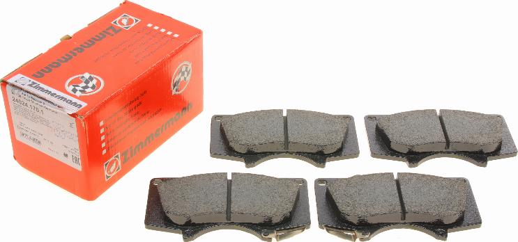 Zimmermann 24024.170.1 - Brake Pad Set, disc brake onlydrive.pro