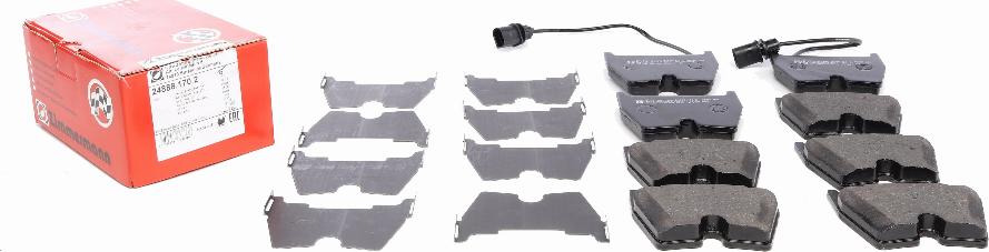 Zimmermann 24888.170.2 - Brake Pad Set, disc brake onlydrive.pro