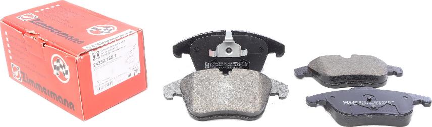 Zimmermann 24332.185.1 - Brake Pad Set, disc brake onlydrive.pro