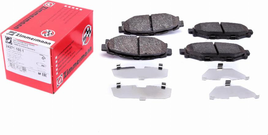 Zimmermann 24271.150.1 - Brake Pad Set, disc brake onlydrive.pro