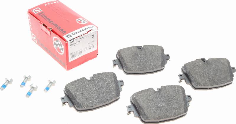 Zimmermann 25998.170.1 - Brake Pad Set, disc brake onlydrive.pro