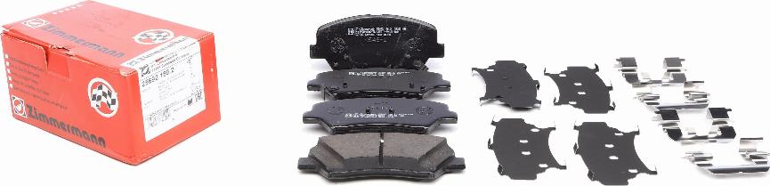 Zimmermann 25692.180.2 - Brake Pad Set, disc brake onlydrive.pro