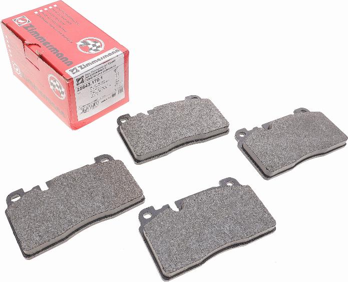 Zimmermann 25643.170.1 - Brake Pad Set, disc brake onlydrive.pro