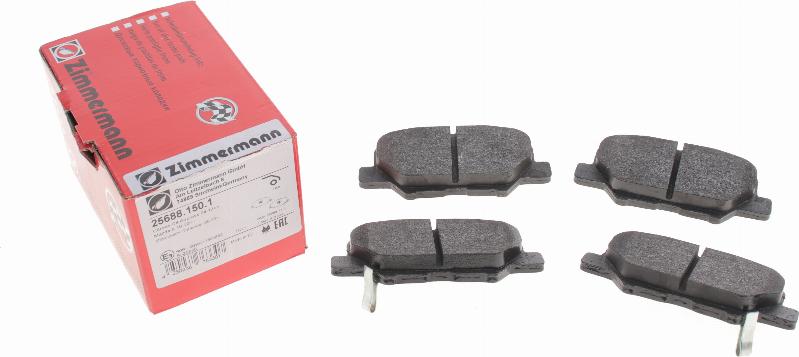 Zimmermann 25688.150.1 - Brake Pad Set, disc brake onlydrive.pro