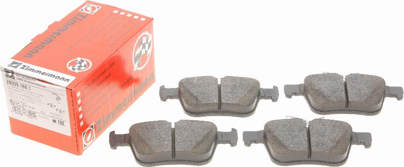 Zimmermann 25009.165.1 - Brake Pad Set, disc brake onlydrive.pro