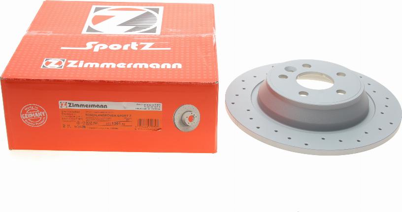 Zimmermann 250.1361.52 - Brake Disc onlydrive.pro