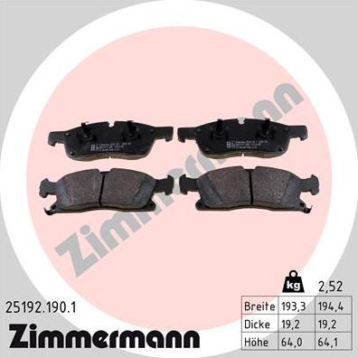 Zimmermann 25192.190.1 - Jarrupala, levyjarru onlydrive.pro