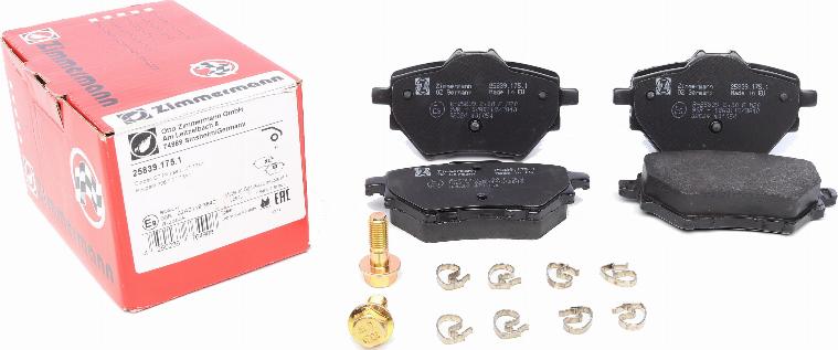 Zimmermann 25839.175.1 - Brake Pad Set, disc brake onlydrive.pro