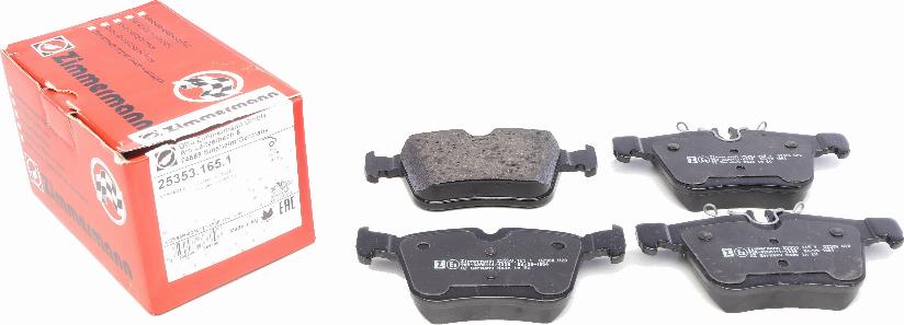 Zimmermann 25353.165.1 - Brake Pad Set, disc brake onlydrive.pro