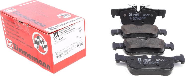 Zimmermann 25331.160.1 - Brake Pad Set, disc brake onlydrive.pro