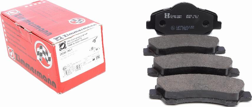 Zimmermann 25250.190.1 - Brake Pad Set, disc brake onlydrive.pro