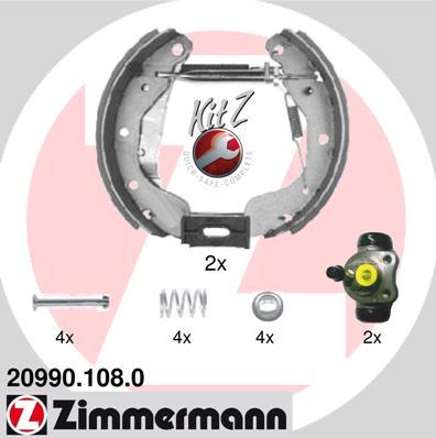 Zimmermann 20990.108.0 - Piduriklotside komplekt onlydrive.pro