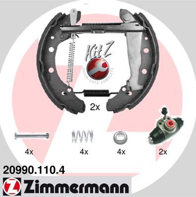 Zimmermann 20990.110.4 - Brake Shoe Set onlydrive.pro