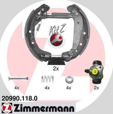 Zimmermann 20990.118.0 - Brake Shoe Set onlydrive.pro