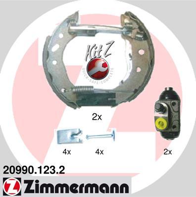 Zimmermann 20990.123.2 - Brake Shoe Set onlydrive.pro