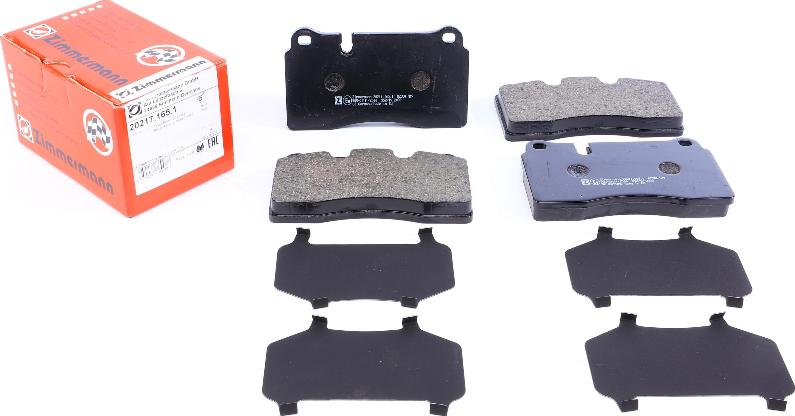 Zimmermann 20217.165.1 - Brake Pad Set, disc brake onlydrive.pro