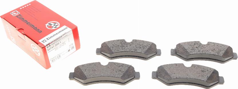 Zimmermann 20747.200.1 - Brake Pad Set, disc brake onlydrive.pro