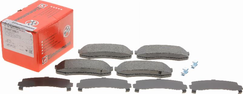 Zimmermann 21947.155.1 - Brake Pad Set, disc brake onlydrive.pro