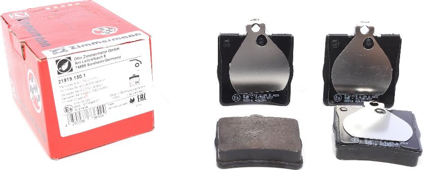 Zimmermann 21919.150.1 - Brake Pad Set, disc brake onlydrive.pro