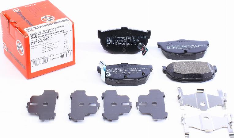 Zimmermann 21553.140.1 - Brake Pad Set, disc brake onlydrive.pro