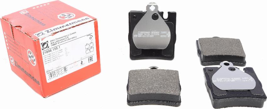 Zimmermann 21898.155.1 - Brake Pad Set, disc brake onlydrive.pro