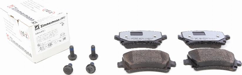 Zimmermann 23914.970.1 - Brake Pad Set, disc brake onlydrive.pro