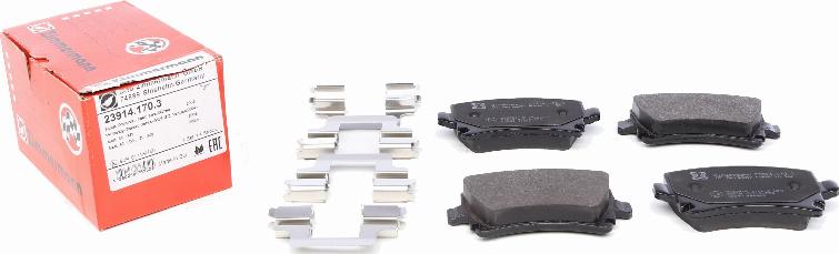 Zimmermann 23914.170.3 - Brake Pad Set, disc brake onlydrive.pro