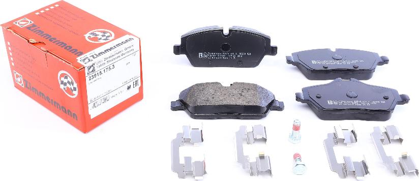 Zimmermann 23915.175.3 - Brake Pad Set, disc brake onlydrive.pro