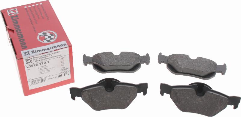 Zimmermann 23926.170.1 - Brake Pad Set, disc brake onlydrive.pro