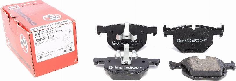 Zimmermann 23550.170.1 - Brake Pad Set, disc brake onlydrive.pro