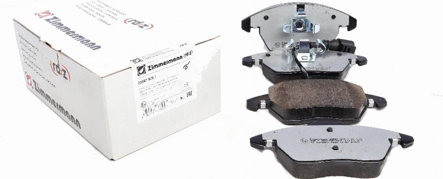 Zimmermann 23587.900.1 - Stabdžių trinkelių rinkinys, diskinis stabdys onlydrive.pro