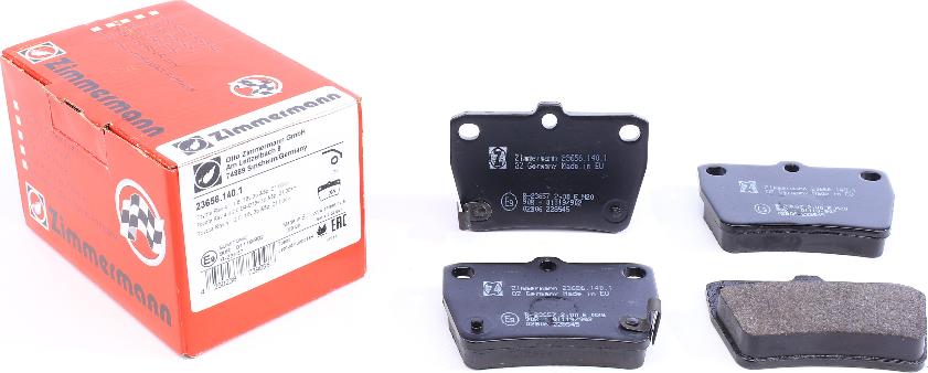 Zimmermann 23656.140.1 - Brake Pad Set, disc brake onlydrive.pro