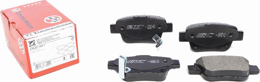 Zimmermann 23620.165.1 - Brake Pad Set, disc brake onlydrive.pro