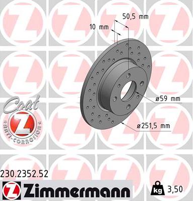 Zimmermann 230.2352.52 - Jarrulevy onlydrive.pro