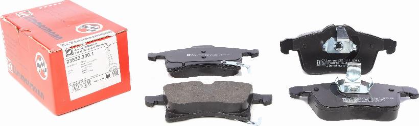 Zimmermann 23832.200.1 - Brake Pad Set, disc brake onlydrive.pro