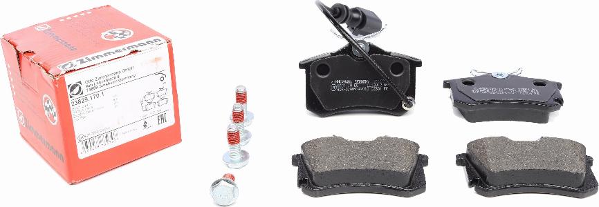 Zimmermann 23829.170.1 - Brake Pad Set, disc brake onlydrive.pro