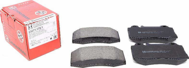 Zimmermann 23271.175.1 - Brake Pad Set, disc brake onlydrive.pro