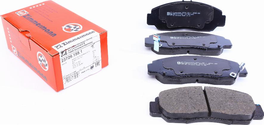 Zimmermann 23729.155.1 - Brake Pad Set, disc brake onlydrive.pro